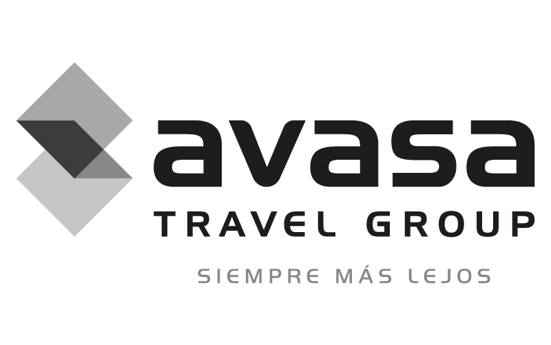 Logo de AVASA. Uno de los principales grupos empresariales del sector turístico en España. Juntos, abriremos nuevas puertas para que más viajeros descubran la Colombia auténtica.